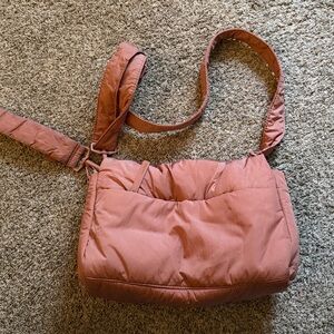 Calpak Dusty Rose Quilted Baby Bag